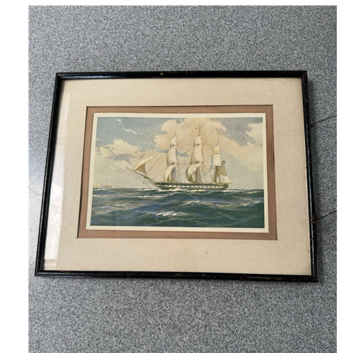 Nautical marine art - nautical, print