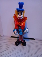 Murano Glass Clown Figurine