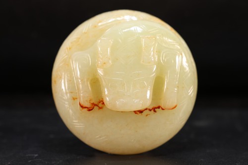 Jade carved beast - jade,