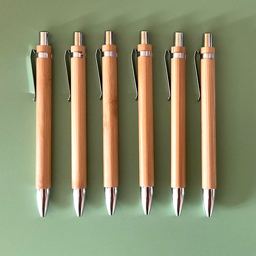 Bamboo ballpoint pens - bamboo,