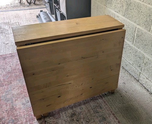 Ikea birch wood norden - wood, gateleg