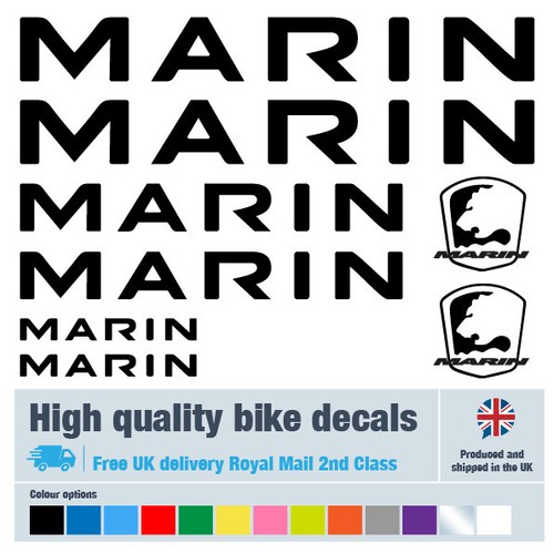 Marin new bike labels - /, decals