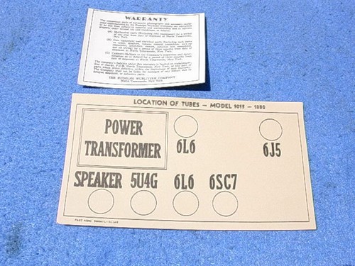 Wurlitzer 1015 1080 amplifier - 1080,