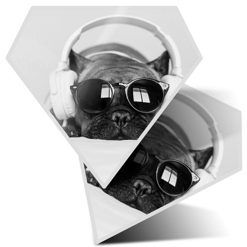 Diamond stickers 5cm bw - 2,