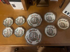 9 PIECES OF COALPORT BONE