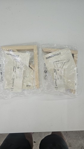 Pair ikea sandshult wood - of,