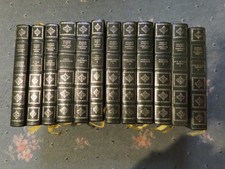 12 LEATHER & GILT BOOKS FROM