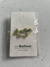 Barbour Pin Badge Zander Fish