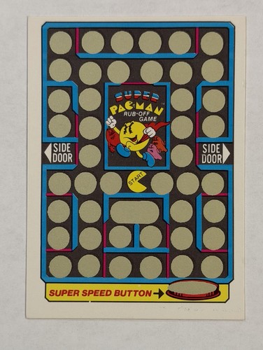 Fleer super pac man 1982 - 1982, rub