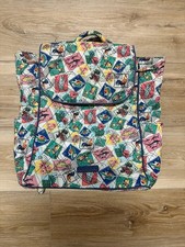 Vera Bradley Cuban Stamps Backpack Drawstring Rare Retired