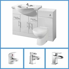 850mm Gloss White Bathroom