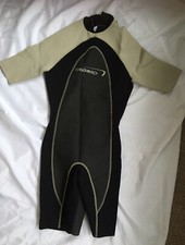 TRIBORD Shortie Wetsuit Beach Surf, Decathlon Creation, Size 10,  5'7" to 6'