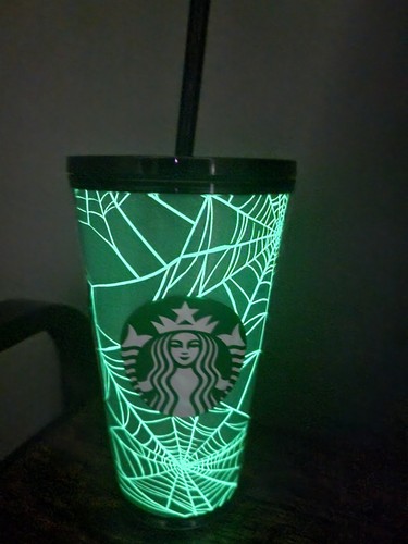 Starbucks glow the dark - starbucks, in