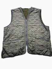 Barbour Polarquilt Waistcoat Zip In Size XXL Men's Gilet Green