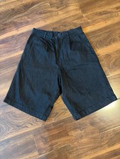 Mens Zara Black Denim Long shorts EUR 40 USA 31 MEX 31