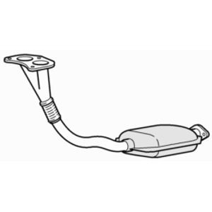 Front exhaust pipe - front,