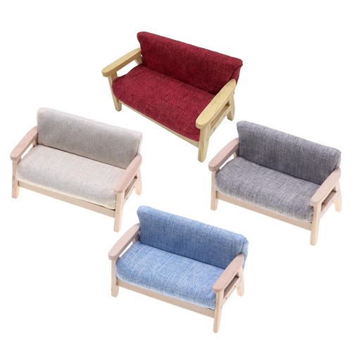 Dollhouse miniature sofa - 1:12,