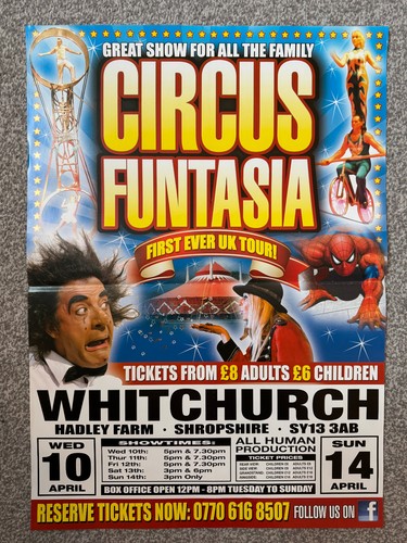 Circus funtasia poster - circus,