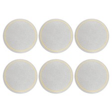 6 Pcs Leather Coasters, Round