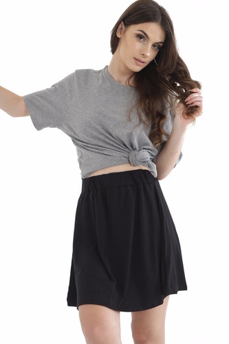 Girls kids plain skater - plain,