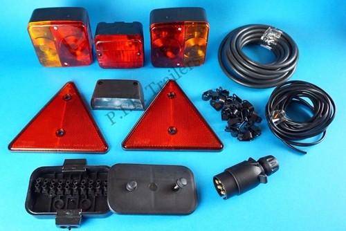 Trailer rear lighting - lighting, with