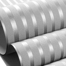 Metallic Pink Grey Stripes Embossed Textured Wallpaper Roll Livingroom WallPaper