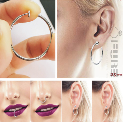 Pair women non piercing fake - pair,