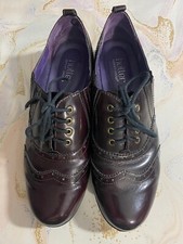 Hotter Somerley Oxford Shoes Brogues Leather Lace Up Women’s UK 8 US 10 EU 42