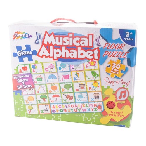 30pc musical alphabet floor - musical,