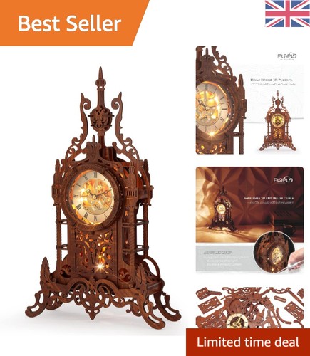 Diy puzzle tower - diy, clock