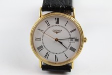 Longines Gold Tone Dress Watch Quartz Working 