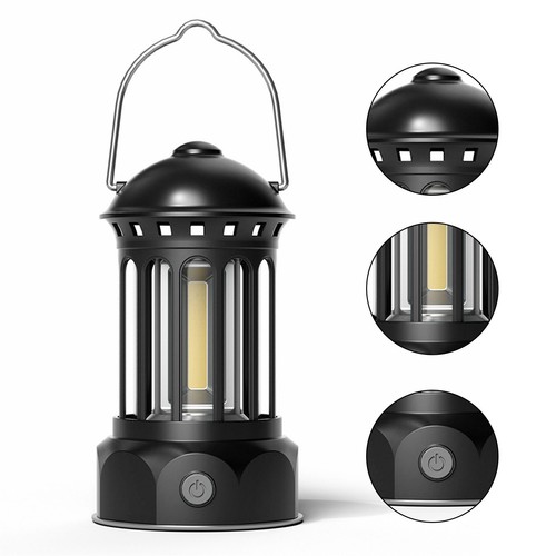 Cob camping lantern - camping, retro