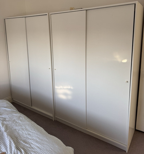 White door sliding - white, wardrobe