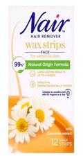Nair Facial Wax Strips - Pack