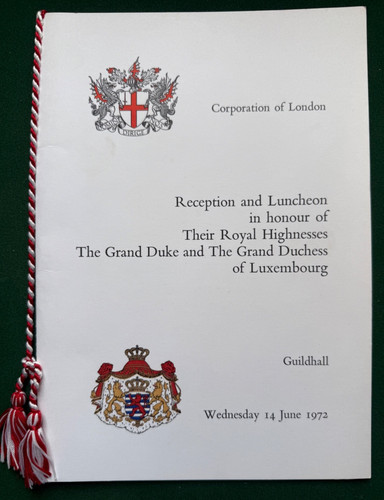 Antique guildhall menu - antique,