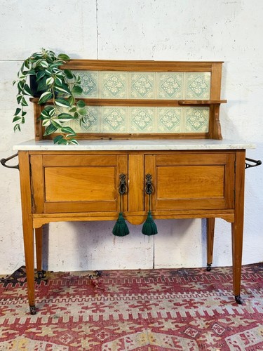 Victorian walnut marble - victorian, and