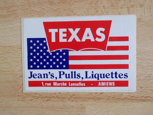 Sticker texas jeans time - sticker,