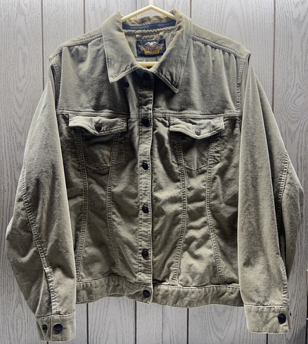 Vtg harley davidson tan - davidson,