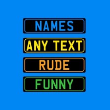 Personalised novelty metal - novelty,