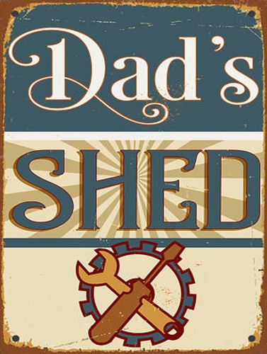 Dad shed retro - dad's,