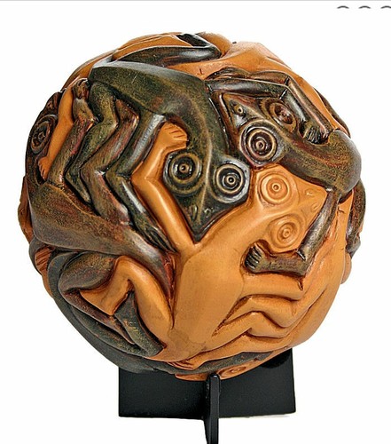 Escher sphere lizards - m.c.,