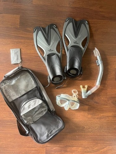Speedo snorkel set fins - fins, mask