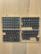 Grey And Black PBT keycaps For Mechanical Keyboards