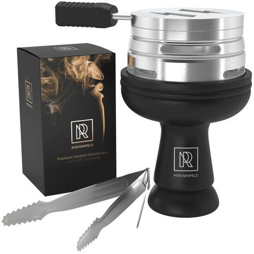 Black hookah bowl - black, set