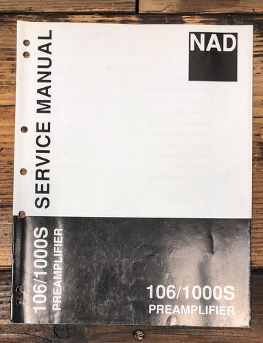 Nad model 106 1000s preamp - 1000s,