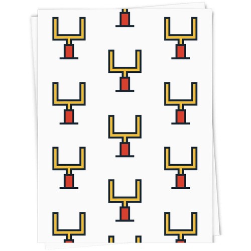 Bit rugby goal posts gift - '8-bit,