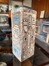 Vintage 1970s Troika Pottery Large Shoulder Vase - Unknown Artist