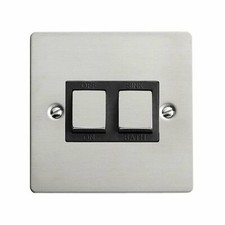 Volex 2 Gang Bath/Sink Switch