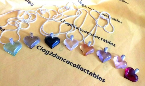 Lalique hearts with chain - hearts, 18"chain