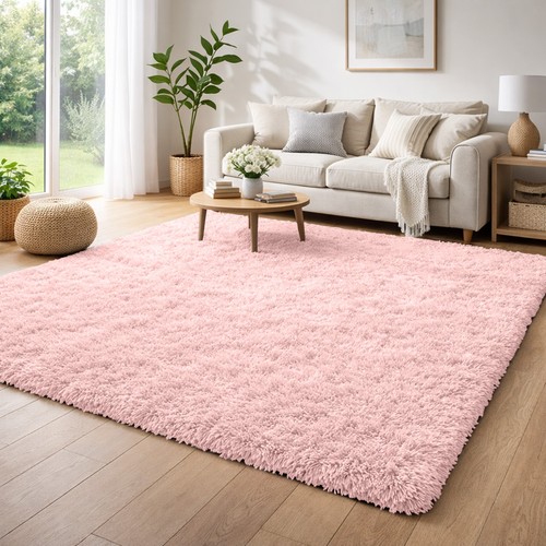 Fluffy rugs anti slip large - fluffy, anti-slip